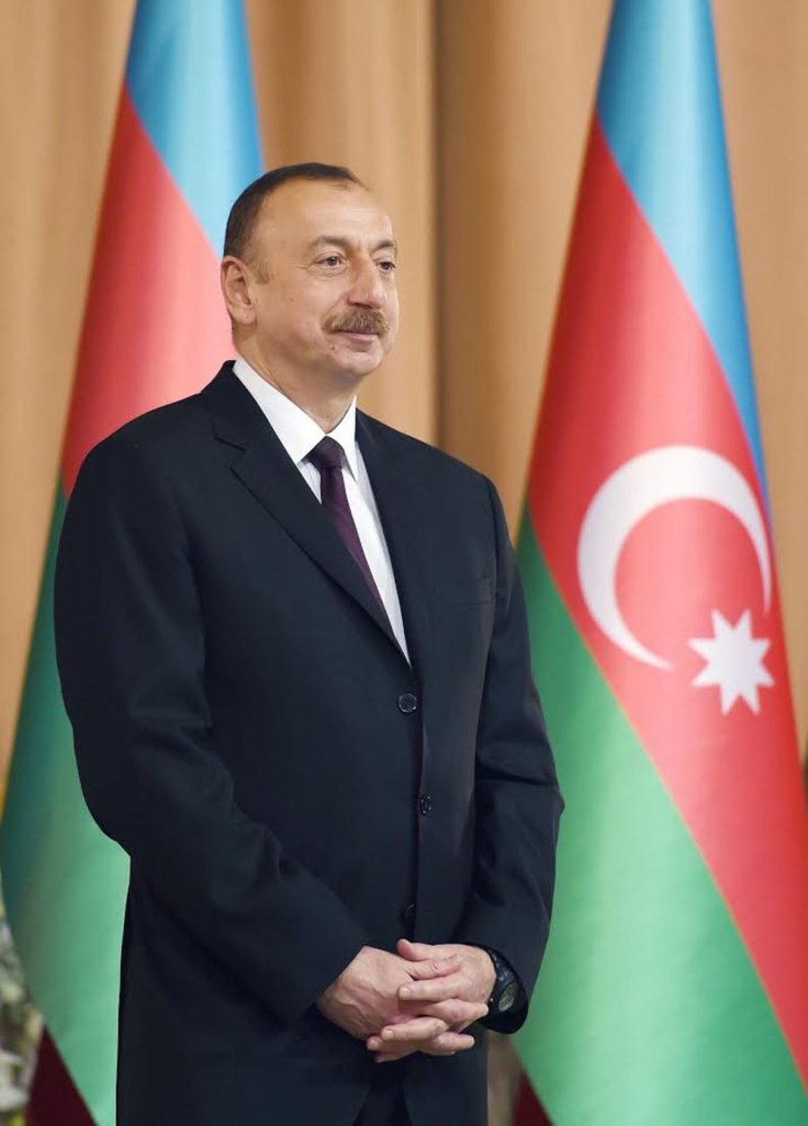 Official portrait of Ilham Aliyev